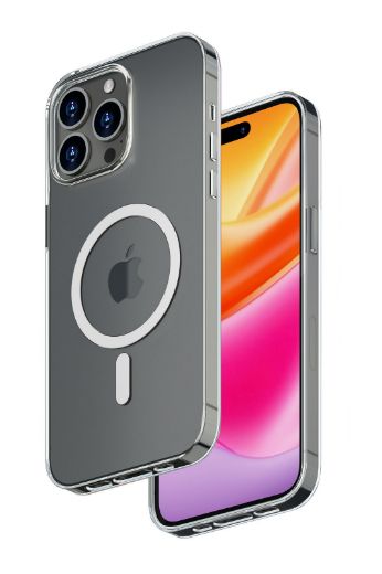 Picture of Smartix Premium Magnetic Case for iPhone 15 Pro Max - Clear