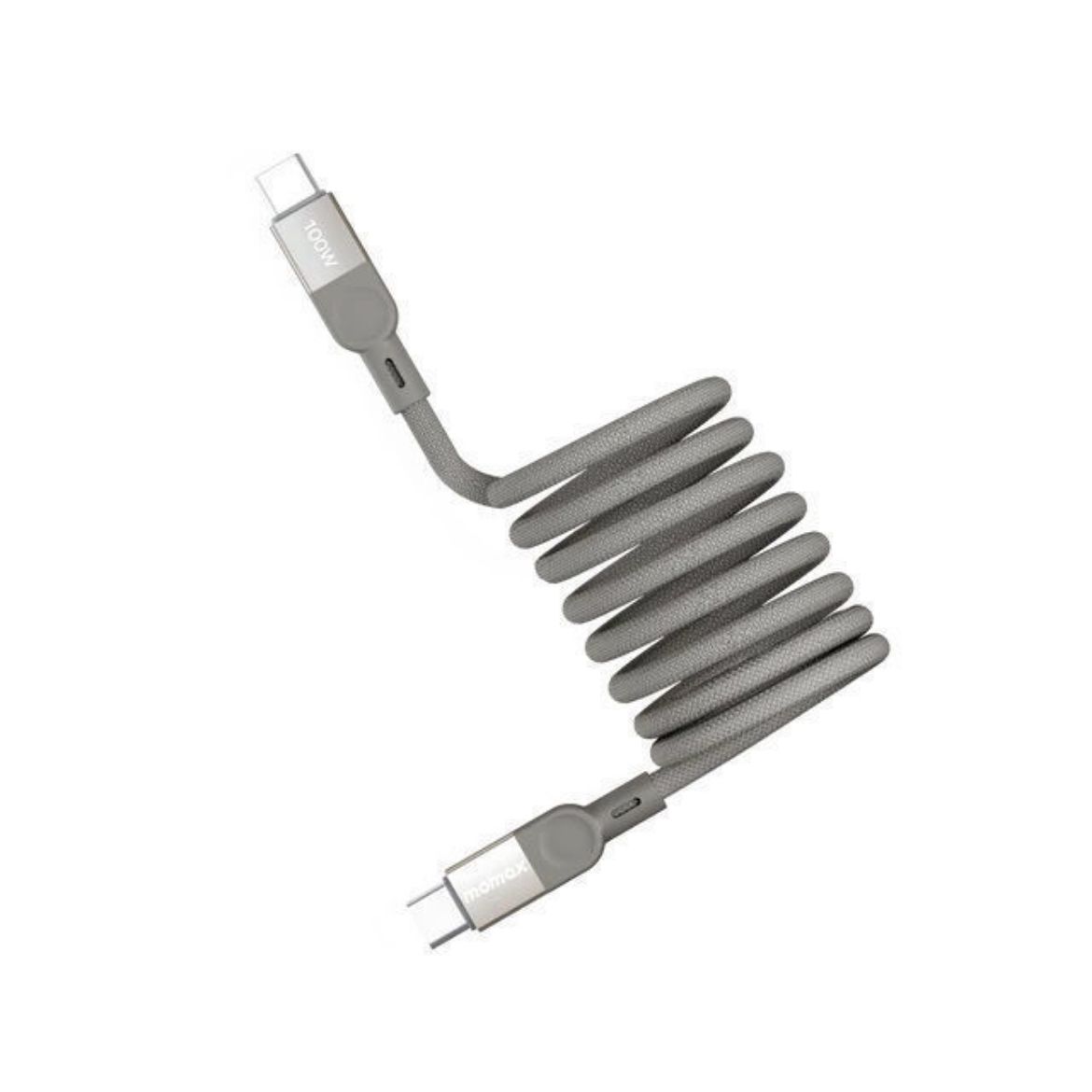 Picture of Momax Mag Link USB-C to USB-C 100W USB2.0 Magnetic Cable 1m - Titanium